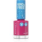 Rimmel Kind & Free Nagellack Skugga 165 Rebel Rose 8ml female