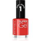 Rimmel Super Gel Nagellacksgel utan UV / LED tätning Skugga 097 Party Till Sunset 12ml female