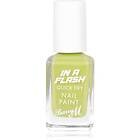 Barry M IN A FLASH Snabbtorkande nagellack Skugga Lightspeed Lime 10ml female