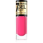 Eveline Cosmetics 7 Days Gel Laque Nail Enamel Nagellacksgel utan UV / LED tätning Skugga 47 8ml female