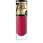 Eveline Cosmetics 7 Days Gel Laque Nail Enamel Nagellacksgel utan UV / LED tätning Skugga 49 8ml female
