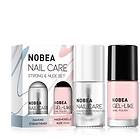Nobea Nail Care Strong & Nude Set kit med nagellack female