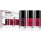Nobea Day-to-Day Coffee Time Set kit med nagellack Sangria red female