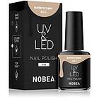 Nobea UV & LED Nail Polish Gel nagellack för / härdning Glansig Skugga Buttercream #41 6ml female
