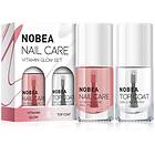 Nobea Nail Care Vitamin Glow Polish kit med nagellack glow set female