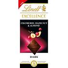 Lindt Excellence Cranberry, Hazelnut & Almond 100g