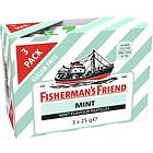 Fisherman's Friend Sockerfri Mint 25g 3-pack