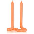 54 Celsius Twist Orange dekorativ ljusstake 270g unisex