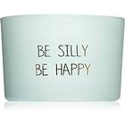 My Flame Minty Bamboo Be Silly Happy scented Candle trä wick 7x5 cm