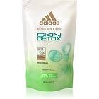 Adidas Skin Detox Exfolierande dusch-gel Påfyllning 400ml female