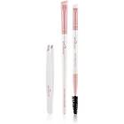 Luvia Cosmetics Prime Vegan Brow Kit för ögonbryn Candy (Pearl White / Rose) 3 st. female