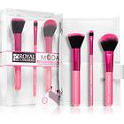 Royal and Langnickel Moda Complexion Perfection Set av borstar för resa Pink 4 st. female