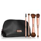 Notino Luxe Collection Double sided brush set with cosmetic bag Borstuppsättning med väska 1 st. female