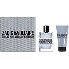 Zadig & Voltaire This is Him! Vibes of Freedom Gift Set för män male