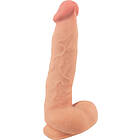 Nature Skin Dildo with Movable 25 cm