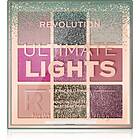 Makeup Revolution Ultimate Lights Palett för ögonskugga Skugga Pinks 8,1g female