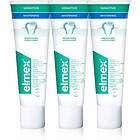 Elmex Sensitive Whitening Toothpaste för naturligt vita tänder 3x75ml female