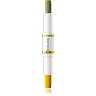 Makeup Revolution Colour Correcting Korrigeringsstift för jämn hudton Skugga Yellow & Green 2x4,3g female