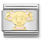 Nomination Classic Gold Pink Girl 030272/66