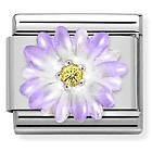 Nomination Classic Silvershine Lila flower 330321/03