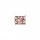 Nomination RoseGold Apricot Chalcedony 430507-34