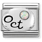 Nomination SilverShine October White Opal 330505-10