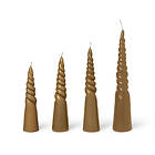 Ferm Living Twisted candles skruvade ljus 4-pack Straw