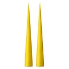 Ester & Erik konljus 37 cm 2-pack matt Lemon drop 15