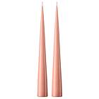 Ester & Erik konljus 37 cm 2-pack lackad Rosy caramel 20-0