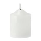 Scandi Essentials Bright blockljus LED 12 cm Vit