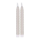 Scandi Essentials Twisted LED-ljus 25 cm 2-pack Beige