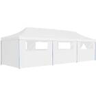 vidaXL Folding Pop-up Party Tent with 8 Sidewalls 3x9m
