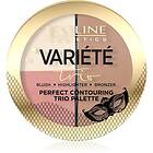 Eveline Cosmetics Variété Trio Contoure-palett 3-i-1 Skugga 02 Medium 10g female