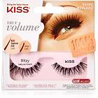 KiSS True Volume Ritzy Lösögonfransar Natural Black 2 st. female