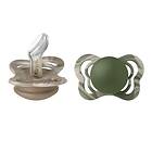 Bibs Couture Camo 2-pack Silicone Size 1 Green Mix