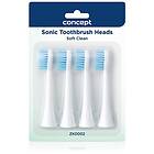 Concept Perfect Smile Soft Clean Ersättningshuvuden för tandborste for ZK4000, ZK4010, ZK4030, ZK4040 4 st. unisex