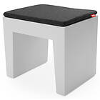 Concrete seat pillow thunder grey