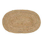 House Nordic Bombay oval dörrmatta jute natur 50x80 cm