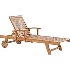 Shumee Sun lounger acacia wood JAVA