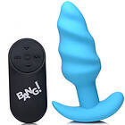 Bang! Vibrating Silicone Swirl Butt Plug