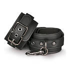 EasyToys Black Leather Handcuffs