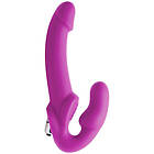 Strap U Evoke Strap-on Dildo med Vibrator Lila