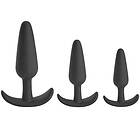 Sinful Sailor Triple Butt Plug Set Svart