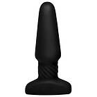 Rimmers Slim Smooth Rimming Fjärrstyrd Buttplug Svart