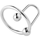Kiotos Spermstoppare Med Ollonring Silver 32 mm