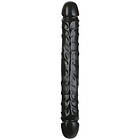 Doc Johnson Jr. Veined Dubbel Dildo Svart