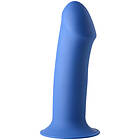 Squeeze-It Squeezable Blue Dildo 18,5 cm Mörkblå