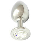 Rosebuds Swarovski Cristal Plug XLarge Silver