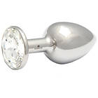 Rosebuds Swarovski Cristal Butt Plug Medium Silver