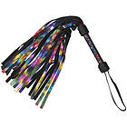 Strict Leather Rainbow Läder Flogger 90.5 cm Blandade färger